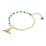 A Beautiful Story Flowing Aventurine Bracelet GP A Beautiful Story Flowing Aventurine Bracelet GP