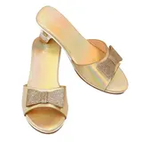 Souza Slipper met Hak Emmeline - Goud Metallic