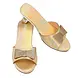 Souza Slipper met Hak Emmeline - Goud Metallic
