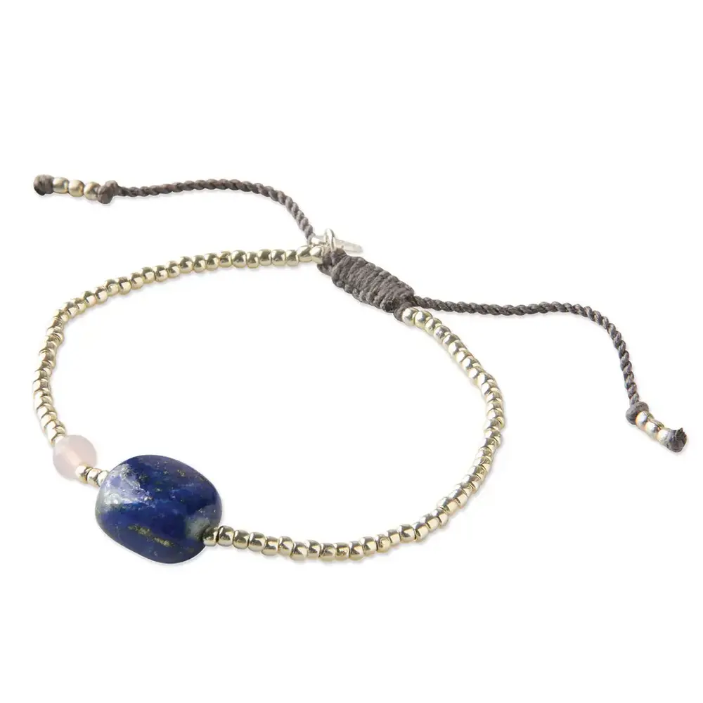 A Beautiful Story Surprise Lapis Lazuli Rose Quartz Bracelet SC A Beautiful Story Surprise Lapis Lazuli Rose Quartz Bracelet SC