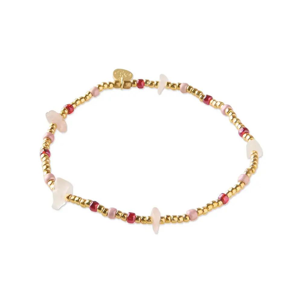 A Beautiful Story Flashy Rose Quartz Bracelet GC A Beautiful Story Flashy Rose Quartz Bracelet GC