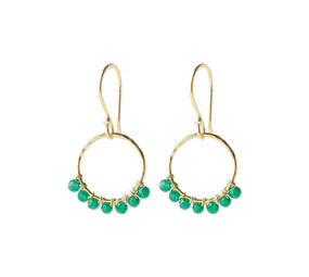 A Beautiful Story Compassion Aventurine Earrings GP A Beautiful Story Compassion Aventurine Earrings GP