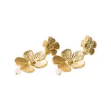 A Beautiful Story Expressive Rose Quartz Earrings GP A Beautiful Story Expressive Rose Quartz Earrings GP