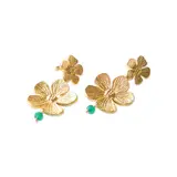 A Beautiful Story Expressive Aventurine Earrings GP A Beautiful Story Expressive Aventurine Earrings GP