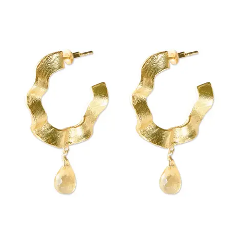 A Beautiful Story Ambitious Citrine Earrings GP A Beautiful Story Ambitious Citrine Earrings GP