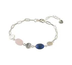 A Beautiful Story Aesthetic Lapis Lazuli Rose Quartz Bracelet SP A Beautiful Story Aesthetic Lapis Lazuli Rose Quartz Bracelet SP