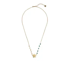 A Beautiful Story Truthful Aventurine Citrine Necklace GP A Beautiful Story Truthful Aventurine Citrine Necklace GP