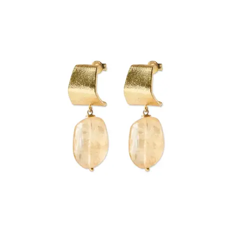 A Beautiful Story Honest Citrine Earrings GP A Beautiful Story Honest Citrine Earrings GP