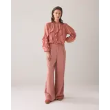 Summum Woman Wideleg pant sway tencel - SephiaBlush