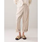 Summum Woman Cocoon chino pant lt wt aurora twill  - Pebblebeige