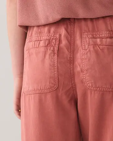 Summum Woman Tapered pant breezy tencel - SephiaBlush Summum Woman Tapered pant breezy tencel - SephiaBlush