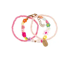 Souza Armband Loiz Bloem - Roze