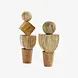 Madam Stoltz Handmade wooden bottle stopper - Natural Madam Stoltz Handmade wooden bottle stopper - Natural