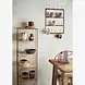 Madam Stoltz Standing iron shelf w/ wood - Rust Madam Stoltz Standing iron shelf w/ wood - Rust