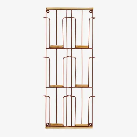 Madam Stoltz Iron card rack w/ cane Madam Stoltz Iron card rack w/ cane