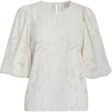 Peppercorn Gyda Half Sleeve Blouse - Whitecap Grey Peppercorn Gyda Half Sleeve Blouse - Whitecap Grey