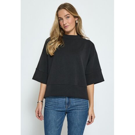 Peppercorn Dicette Half Sleeve Blouse - Black Peppercorn Dicette Half Sleeve Blouse - Black