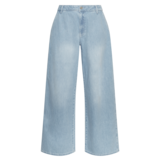 MSCH Ingrid Lis HW Wide Jeans – Light Blue Wash