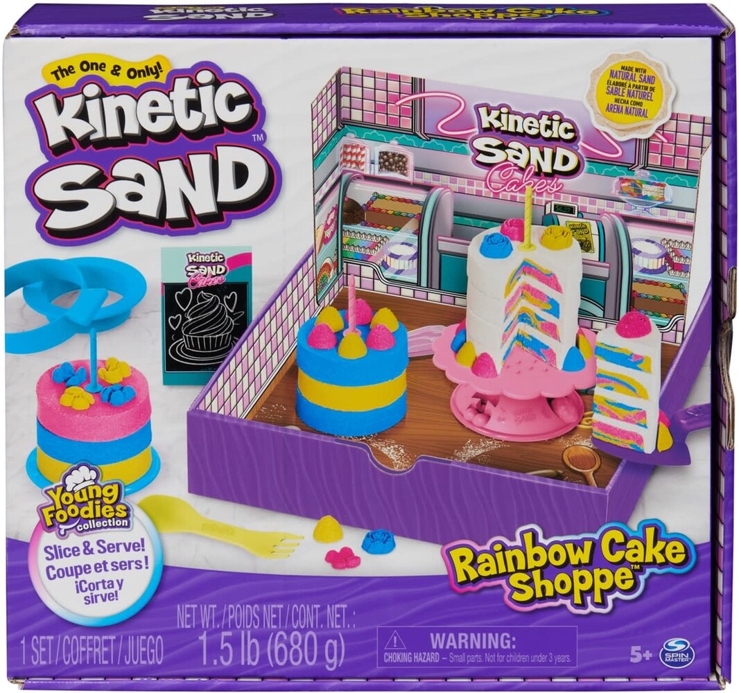Kinetic Sand Regenboog Taartenwinkel Kinetic Sand Regenboog Taartenwinkel