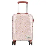 Zebra Kinderkoffer - Licht roze - Bloemetjes Zebra Kinderkoffer - Licht roze - Bloemetjes