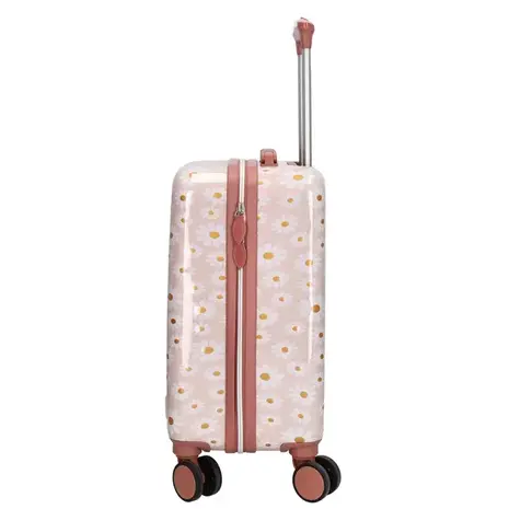 Zebra Kinderkoffer - Licht roze - Bloemetjes Zebra Kinderkoffer - Licht roze - Bloemetjes