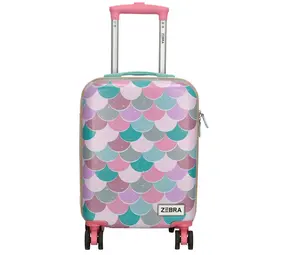 Zebra Kinderkoffer - Mint - Zeemeermin Zebra Kinderkoffer - Mint - Zeemeermin