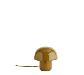 Madam Stoltz Enamel table lamp - Dark mustard Madam Stoltz Enamel table lamp - Dark mustard