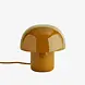 Madam Stoltz Enamel table lamp - Dark mustard