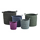 Madam Stoltz Seagrass baskets w/ handles - Charcoal, green, blue, light blue, purple Madam Stoltz Seagrass baskets w/ handles - Charcoal, green, blue, light blue, purple