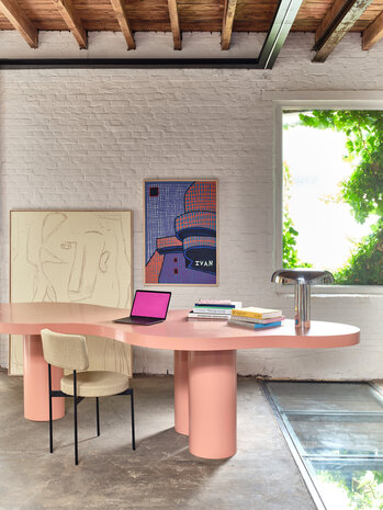 HK Living Mushroom table lamp - Chrome HK Living Mushroom table lamp - Chrome