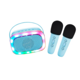 Lalarma Karaokeset Party 2 microfoons - Blauw