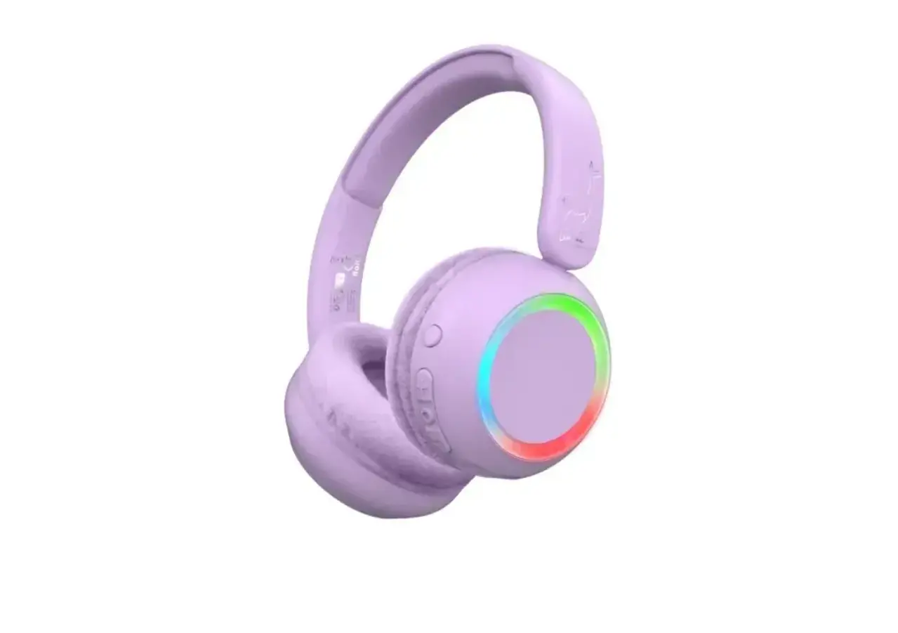 Lalarma Koptelefoon met lichtjes - Purple Lalarma Koptelefoon met lichtjes - Purple