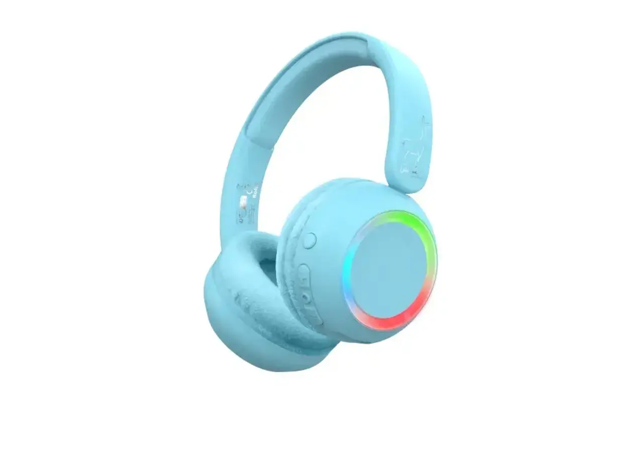 Lalarma Koptelefoon met lichtjes - Blauw Lalarma Koptelefoon met lichtjes - Blauw