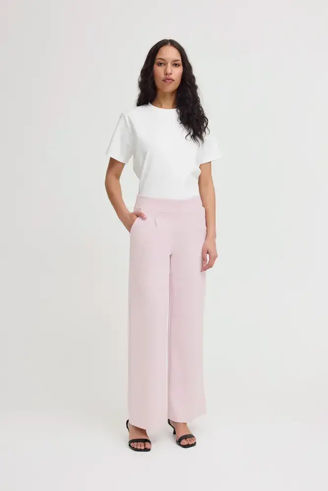ICHI Kate Sus Long Wide Pants – Light Lilac ICHI Kate Sus Long Wide Pants – Light Lilac