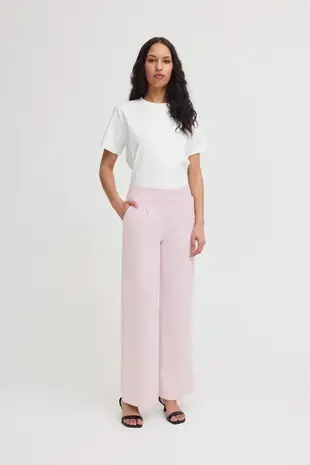 ICHI Kate Sus Long Wide Pants – Light Lilac ICHI Kate Sus Long Wide Pants – Light Lilac