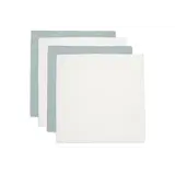 Jollein Hydrofiele Doek Small 70x70cm - Sea Green/Ivory - 4 Stuks