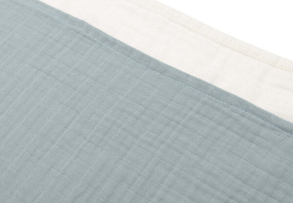 Jollein Hydrofiele Doek Small 70x70cm - Sea Green/Ivory - 4 Stuks Jollein Hydrofiele Doek Small 70x70cm - Sea Green/Ivory - 4 Stuks