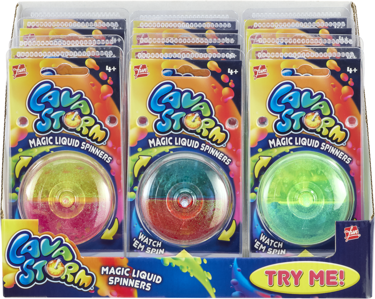 Magic Liquid Lava Spinners