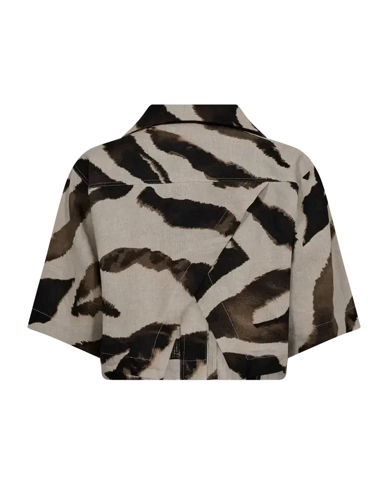 Cph Muse Natuli Shirt - Peyote w. black