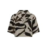 Cph Muse Natuli Shirt - Peyote w. black