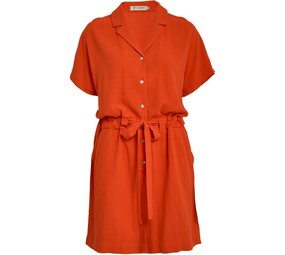 Peppercorn Hannah Short Dress - Hot Coral Peppercorn Hannah Short Dress - Hot Coral