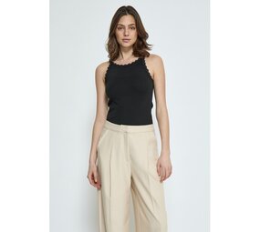 Peppercorn Alice GOTS Strap Top - Black