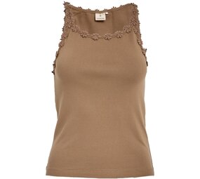 Peppercorn Alice GOTS Strap Top - Tannin Sand