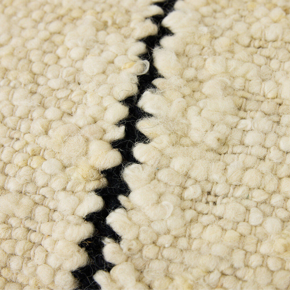 HK Living Natural wool striped cushion HK Living Natural wool striped cushion