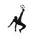 Balvi Bookmark Bicycle Kick - Black/White