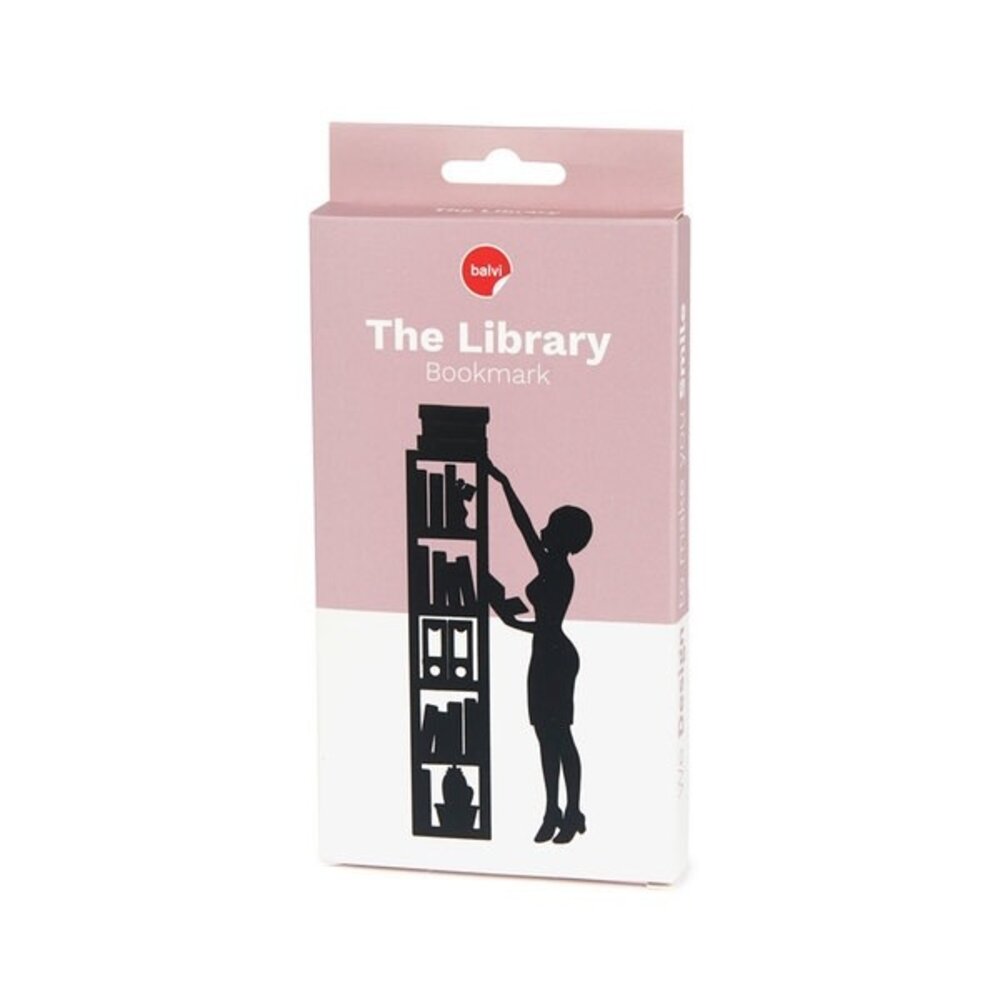 Balvi Bookmark The Library - Black