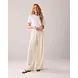 Summum Woman QUINTY: Trousers wide tencel - Ivory Summum Woman QUINTY: Trousers wide tencel - Ivory
