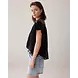 Summum Woman Blouse crinkled thin gauze - Black Summum Woman Blouse crinkled thin gauze - Black