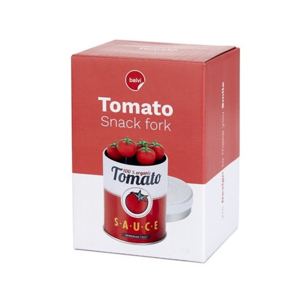 Balvi Snack fork Tomato x6 tin