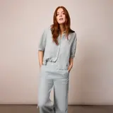 Corel Amsterdam Mila blouse Km Linen - Storm Gray